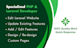 add or eidt features to PHP laravel website fix bugs