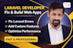 develop and fix your laravel web application professionally