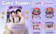 do cake topper custom design print ready printable PDF file