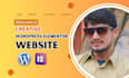 design wordpress website using elementor pro