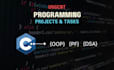 complete your c sharp and c plus plus programming projects and tasks