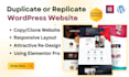 duplicate replicate or redesign wordpress website using elementor pro