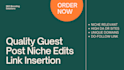 do niche edit link insertion on high da sites