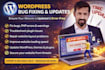 fix wordpress bugs, HTML, CSS, and PHP errors fast