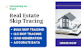 do skip tracing for real estate business