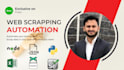 automate and scrap data with selenium, puppeteer, python