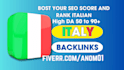 do italy site linkbuilding with italian SEO high da backlink