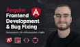 be doing frontend development tasks with angular