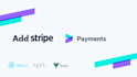 integrate stripe in react next vue