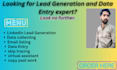 do linkedin lead genration and email finding