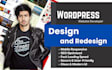 do wordpress website development, clone, design, redesign wordpress website