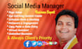be your social media manager or virtual assistant