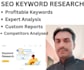 run business keyword research and website testing for SEO