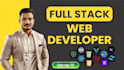 be your full stack web developer in react js, HTML, CSS,