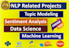 do nlp topic modeling, sentiment analysis, text analysis, ml, tasks using python