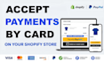 integrate paypal debit credit card payment on shopify
