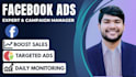 be your facebook ads expert and campaign manager