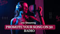 promote and play your song on our 50 popular radio stations in the USA