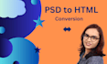 convert PSD to HTML