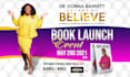 do professional book release, launch, signing, cover, church flyer poster design