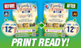 do ai generated design into professional print ready editable PSD, cdr, PDF file