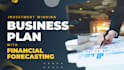 write equity ready business plan with ROI focused financial forecast