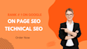 offer website onpage SEO, technical optimization