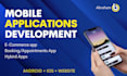 do ecommerce app development, android and ios app development, booking apps