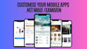develop custom mobile apps using maui or xamarin