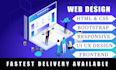 website ui ux design