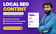 write local SEO content for local service businesses