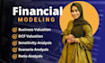 do financial modelling, business valuation and dcf discounted cash flow model