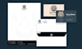 design unique business cards, envelopes and  letterhead