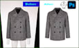 do ghost mannequin symmetrical neck joint service and flat clothing image edit