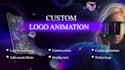 custom logo 2d animation