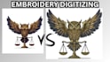 do embroidery digitizing in dst vp3 hus ofm within few hours