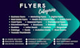 design stunning flyer brochure banner poster menu