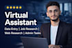 be your virtual assistant for data entry, web research and admin tasks