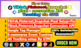 fix or set up tiktok, pinterest, snapchat pixel and server side tracking via GTM
