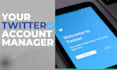 manage twitter account with regular crypto posting
