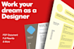 create a beautiful resume or cover letter design layout