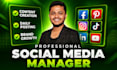 be your social media manager, content creator and monthly management