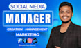 be your social media manager, content creator and monthly management