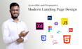 design an accessible and responsive saas landing page