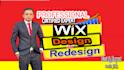 design and redesign elegant wix website
