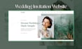 make an elegant wedding website