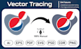 do vector logo tracing and image to vector conversion