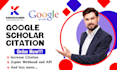 promote your article and increase google scholar citations