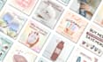 design creative social media post design, facebook instagram