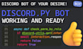 code a python discord bot using discordpy library